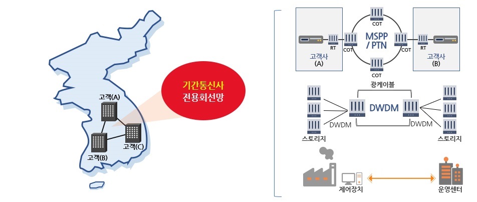 기간통신사 전용회선망